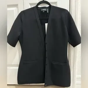 Theory | Tops | Nwt Theory Shortsleeve Cardigan In Crepe Knit